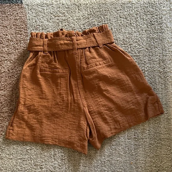 A New Day Paper Bag Waist Shorts Size XS - Picture 4 of 7